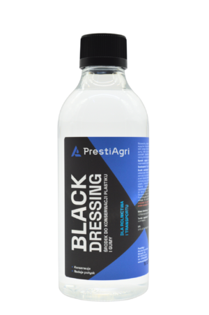 PrestiAgri Black Dressing - Środek do konserwacji plastiku i gumy | 500 ml
