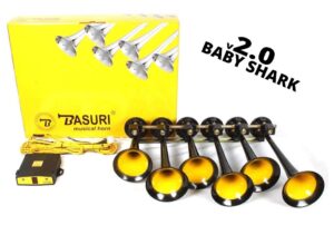 Sygnały pneumatyczne Basuri BABY SHARK 2.0 (18 melodii) 12/24V